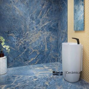 Série Marble Nouveau Roca Cerámica em porcelanato elegante com brilho intenso