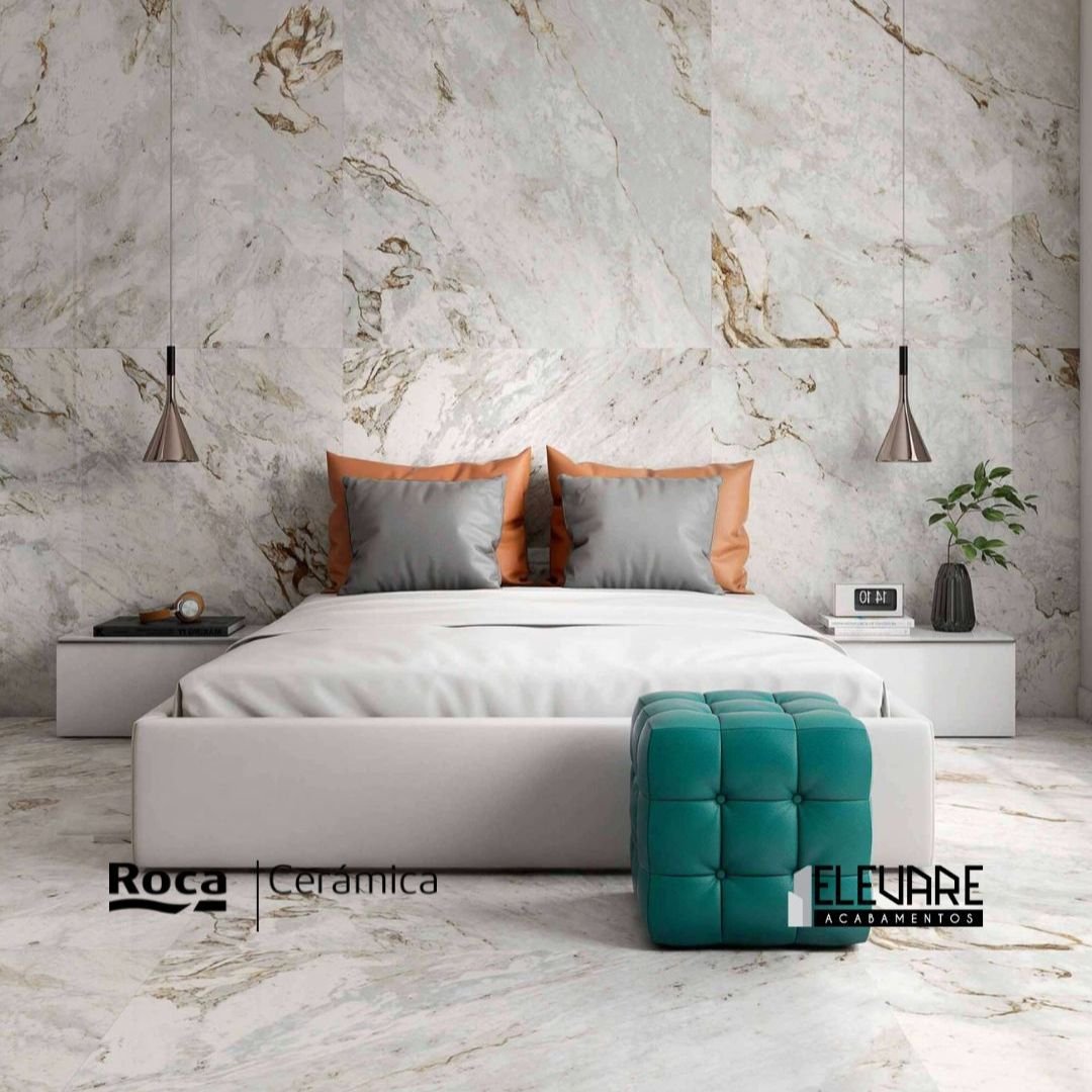 Mármore Paraná Roca Cerámica em porcelanato em grandes formatos